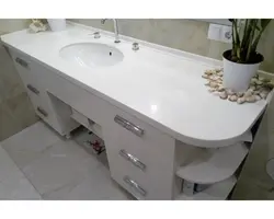 Bathroom With Large Countertop Photo