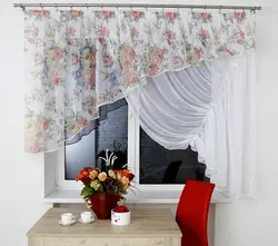 Ready-made curtains for the kitchen photo
