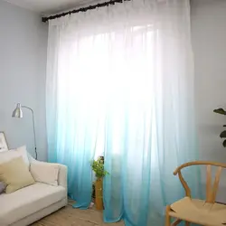 Белая тюль в гостиную фото