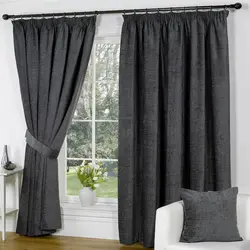 Blackout curtains for bedroom photo