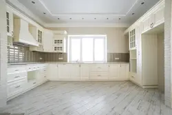 Light laminate in the kitchen photo