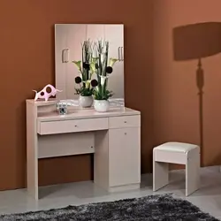 Small table in the bedroom photo