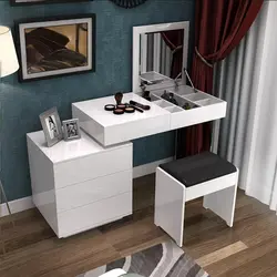 Small Table In The Bedroom Photo