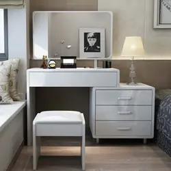 Small table in the bedroom photo