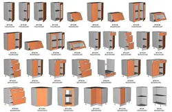 Модульные шкафы для кухни фото
