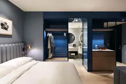 Master bedroom with dressing room photo