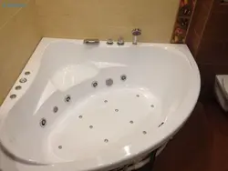 Faucet for corner bath photo