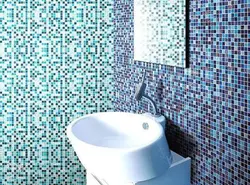 Mosaic panels in the bathroom photo