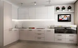 Телевизор белый на кухню фото