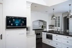 White TV In The Kitchen Photo