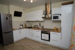 White TV in the kitchen photo