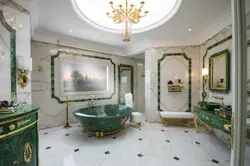 Bath In Green Marble Photo