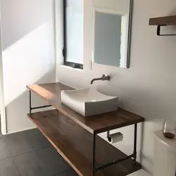 Тумба в ванную лофт фото