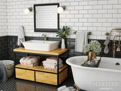 Bathroom vanity loft photo
