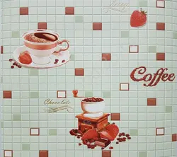 Paper wallpaper for kitchen photo