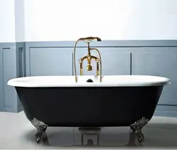 Чугунная ванна с ножками фото