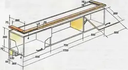 Чертеж полки на кухню фото