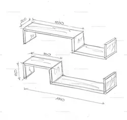 Чертеж Полки На Кухню Фото