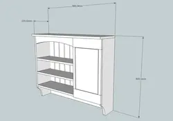 Kitchen Shelf Drawing Photo