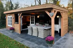 Summer Kitchens Made Of Timber Photo