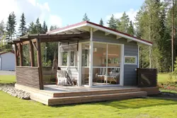 Summer kitchens made of timber photo