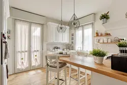 French windows in the kitchen photo