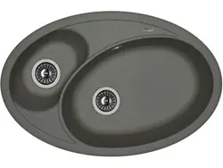 Oval sinks in the kitchen photo