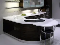 Acrylic stone kitchen photo