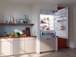 Открытый Холодильник На Кухне Фото