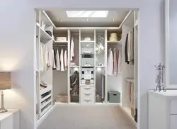 Photo of dressing rooms with a mirror