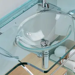 Glass bathroom sinks photo