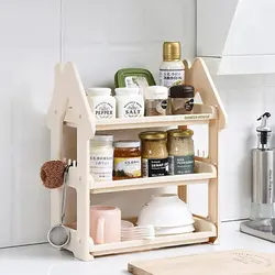 Table shelf for kitchen photo