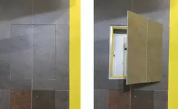 Скрытая дверь в ванной фото