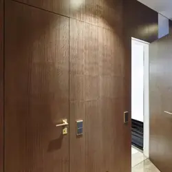 Hidden door in the bathroom photo
