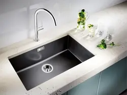 Kitchens with granite sink photo