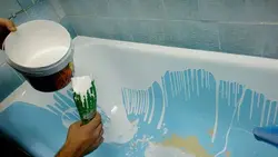 Acrylic paint for bath photo