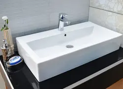 Прямоугольные раковины в ванной фото