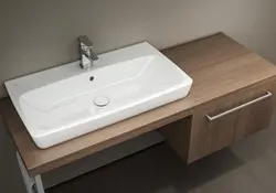 Rectangular Sinks In The Bathroom Photo