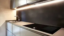 Кухня с подсветкой сверху фото