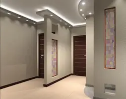 Photo hallway made of plasterboard photo