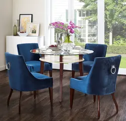 Kitchen chairs blue photos