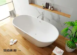 Фота ванна з ліццёвага мармуру