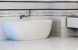 Фото ванна из литьевого мрамора
