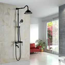 Photo of shower stand in bathroom