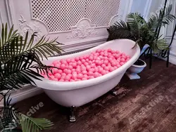 Photo In A Bath With Balls