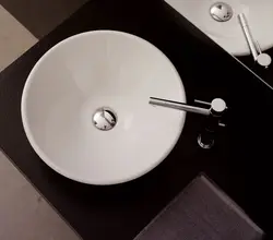 Round bathroom sinks photo