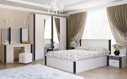 Light bedroom furniture solo photo