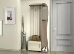 Closed hallway with mirror photo