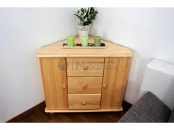 Corner chest of drawers for the kitchen photo