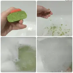 Solid bath foam photo